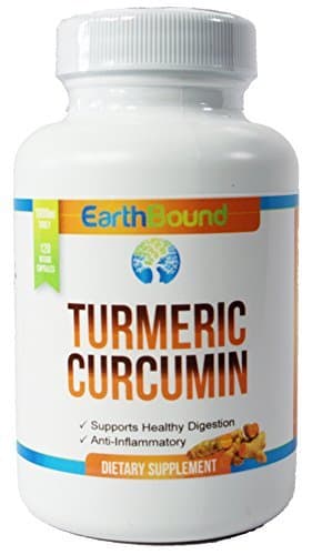 Turmeric Curcumin with BioPerine | 1000mg | 120 Vegan Capsules by earthbound