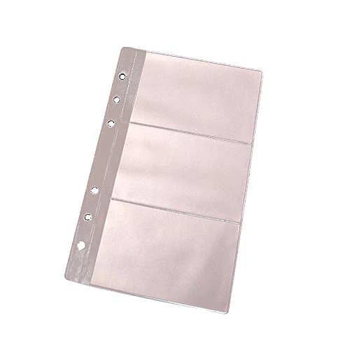 EvZ Pocket Calculator for 7 Inches Journal Organizer Diary A6 Notepad Notebook 6/9 Holes A5/A6/B5 Ring Binder, 8-Digit/Scale Ruler Edge