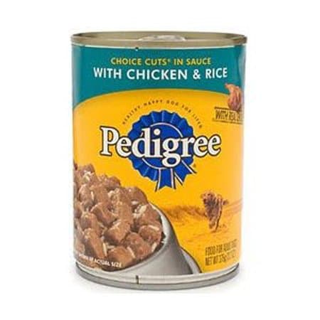 Pedigree Choice Cuts in Gravy with Chicken & Rice Dog Food 13.2 oz (Pack of 24)