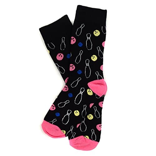 Women's Crew Socks Sock Size Shoe Size Bowling 4-10 Great Holiday/Birthday Gift