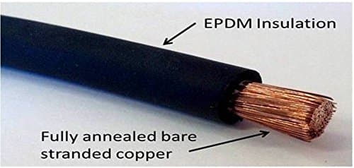 8 Gauge 8 AWG 10 Feet Black + 10 Feet Red Welding Battery Pure Copper Flexible Cable Wire - Car, Inverter, RV, Solar