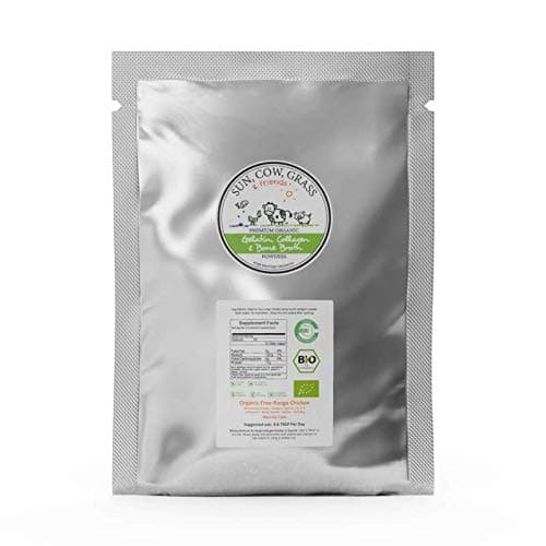 Chicken Bone Broth Powder Organic Free Range 5LB Pure Protein Non-Gelling Type