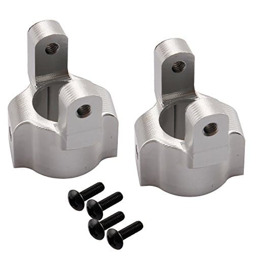 SkyQ Aluminum C Hub Carrier 11 Degree for GPM AXIAL SCX10 SCX019 Electric 4WD Silver Pack of 2
