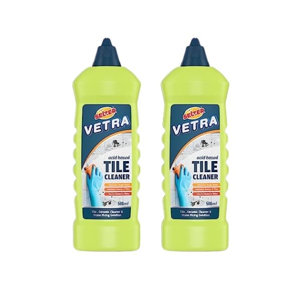 Selzer Vetra Tile Cleaner, Remove Tough Stains and Maintain Beauty of Tiles - 500ml (Pack of 2)