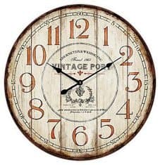Extra Large Retro Shabby Chic Wall Clock - 58cm (22"+) Diameter - 7092