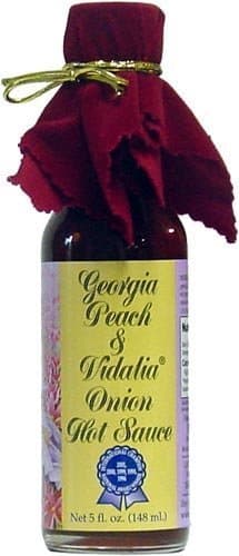 Georgia Peach& Vidalia Onion Hot Sauce, 5 fl oz