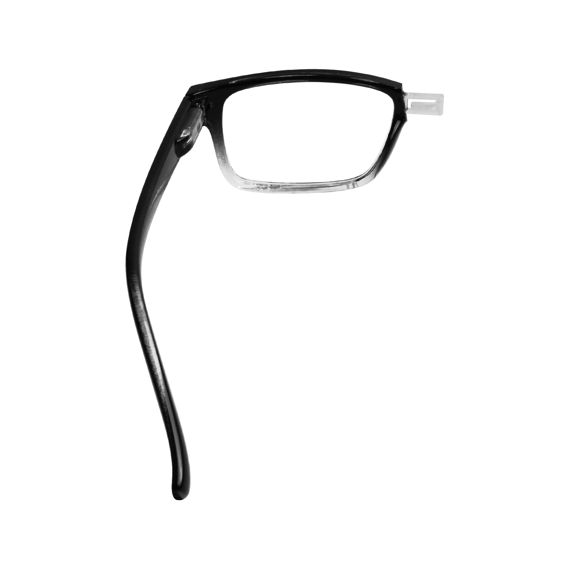 (Must Buy Both Eye) Black Clear-Left Eye +1.00 Reading Glasses with Different Strength for Each Eye