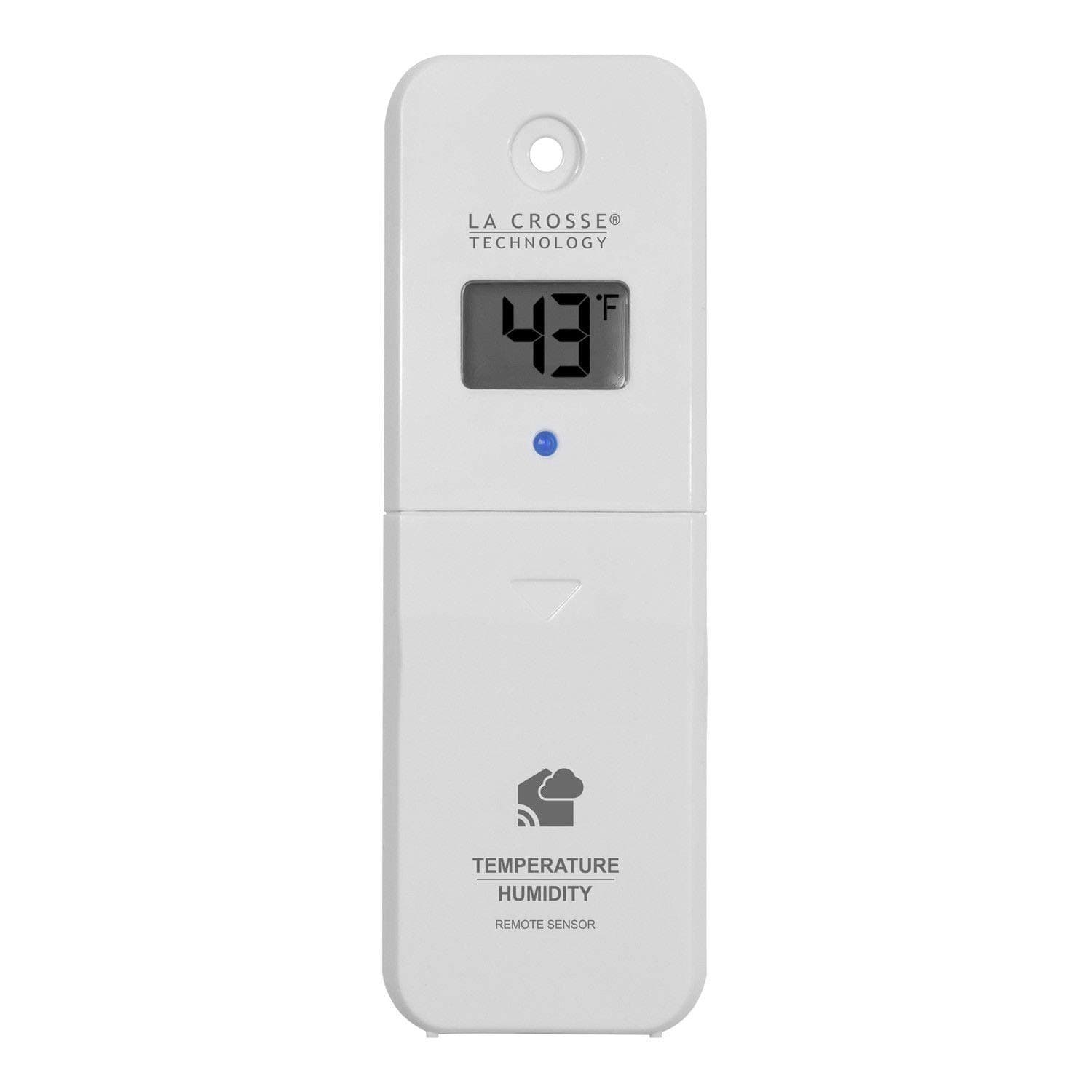 La Crosse Technology Indoor/Outdoor Temperature & Humidity Sensor with LCD Screen - Long Battery Life, Weather Resistant Design, Range of 400 Feet