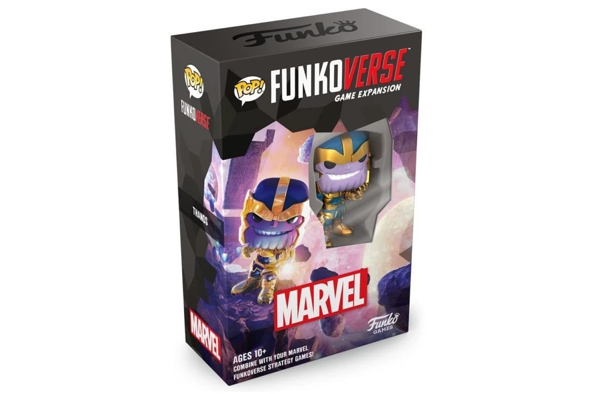 Funko Funkoverse Marvel 101 Thanos Light Strategy Board Game - Ages 10+, 2-4 Players, Collectible Vinyl Figure