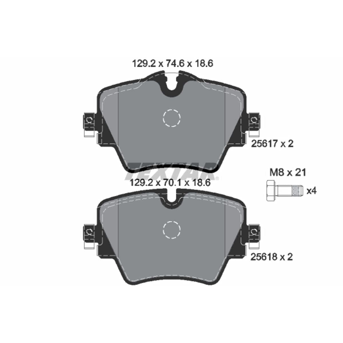 TMD Friction Services 2561701 Disc Brake Pad Set