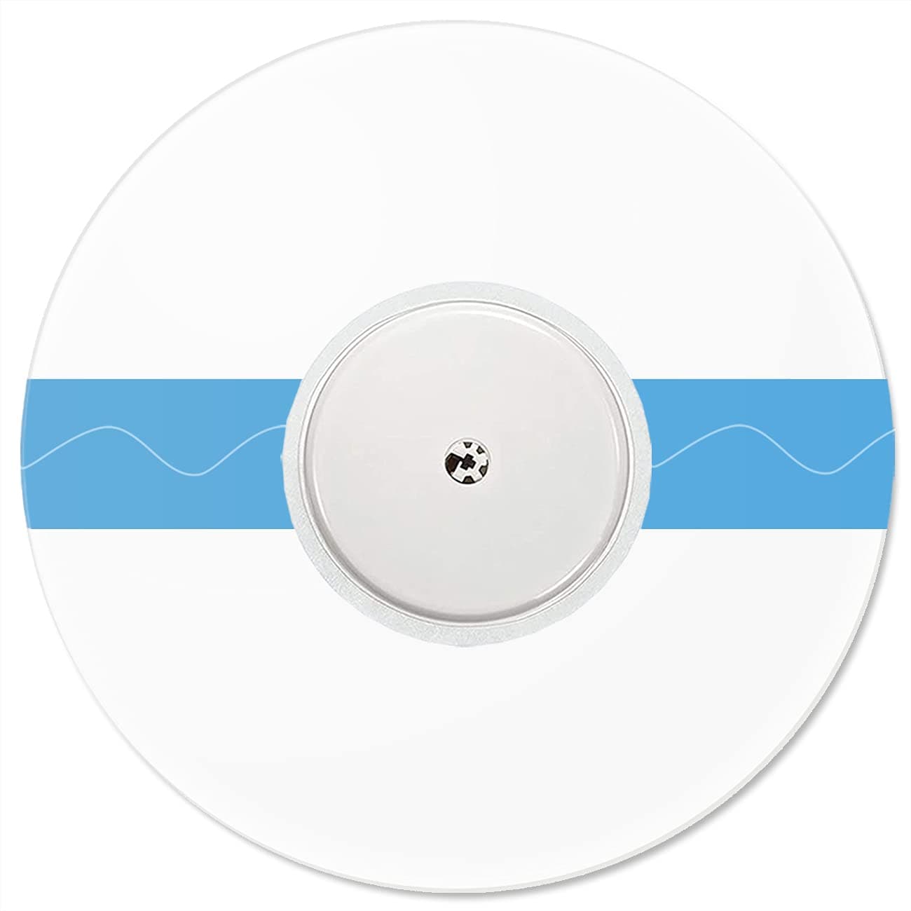 Freestyle Sensor Covers for Libre 1/2, 55 Pack Waterproof Adhesive Patches,Transparent Tape Long Lasting-Without Hole-HECHUAN