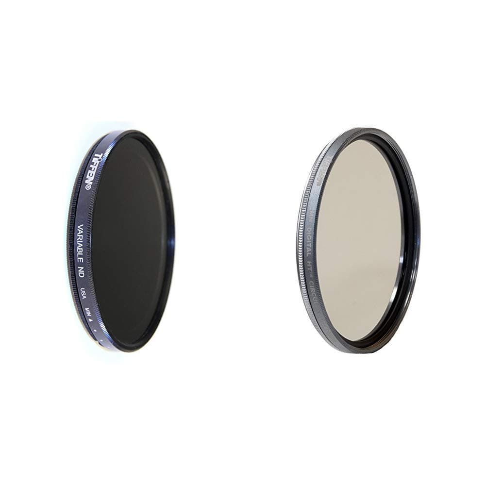 Tiffen 77mm Variable Neutral Density Filter 77VND for Camera lenses ND & Digital HT Multi Coated Circular Polarizer