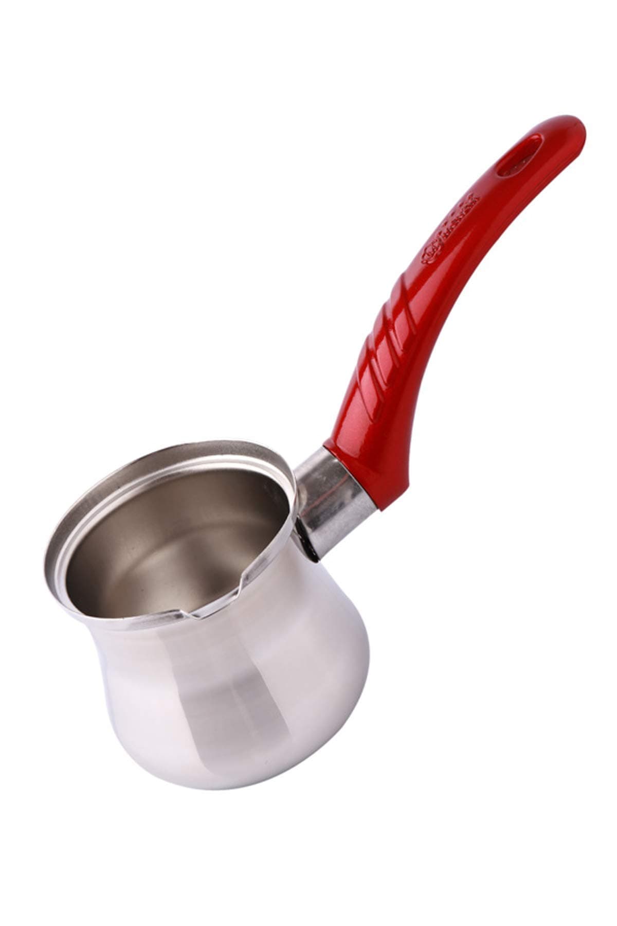 Cezve Induction 500 ml Turkish Mocha Milk Jug Coffee Jug Stainless Steel 10 CrNi Red