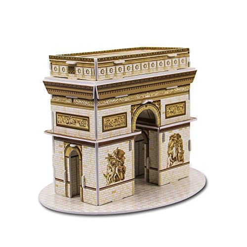 HOULWOND The Arc DE Triomphe World Great Architecture 3D Puzzles DIY Toys for Children and Adult Jigsaw Puzzle