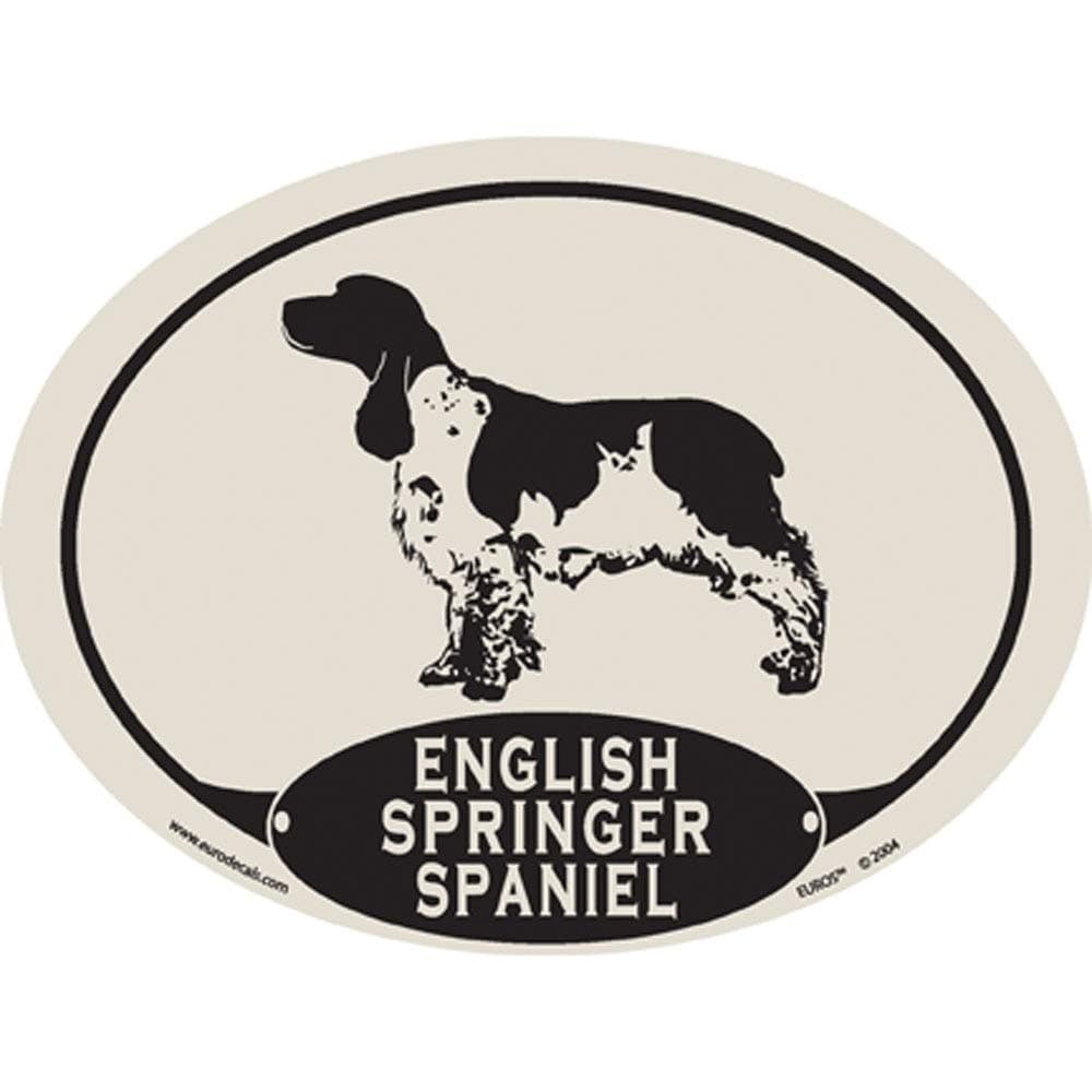 European Style English Springer Spaniel Auto Decal