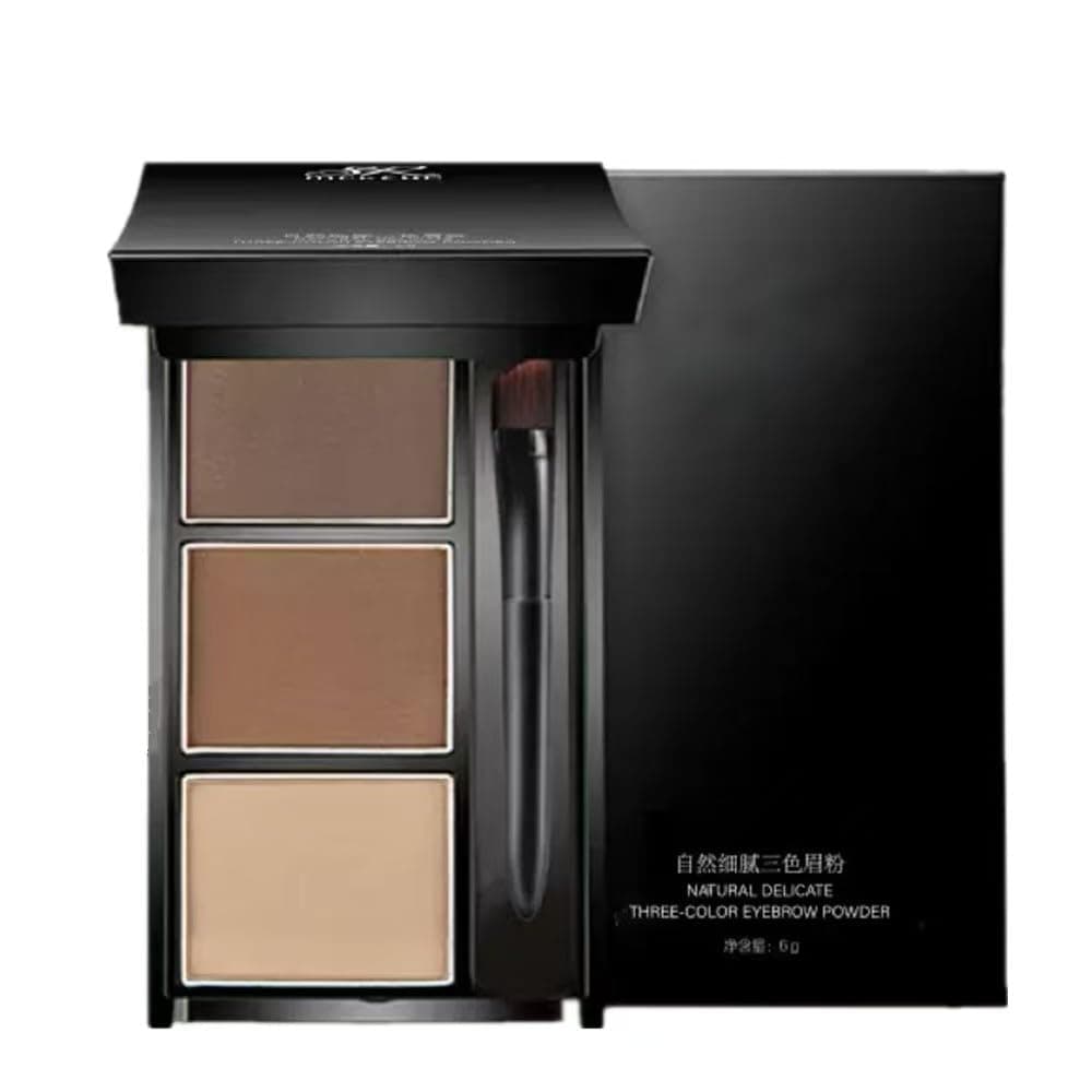 Eyebrow powder three-color eyebrow palette beauty contour eyebrow pencil professional eye makeup eyebrow filler