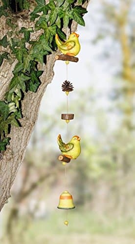 '"Colourful Birds Wind Chime chimes hanging Sound Bell Wooden Hanging Decoration Decoration Wooden Mobile Decoration