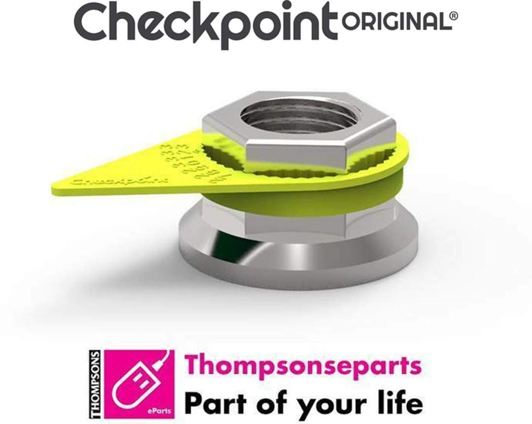 Checkpoint 33mm YELLOW PACK (100) Safety Wheel Nut Indicator Loose Pointers, Nut Covers for Vehicle Security & Safety, Truck, Lorry, Bus, HGV