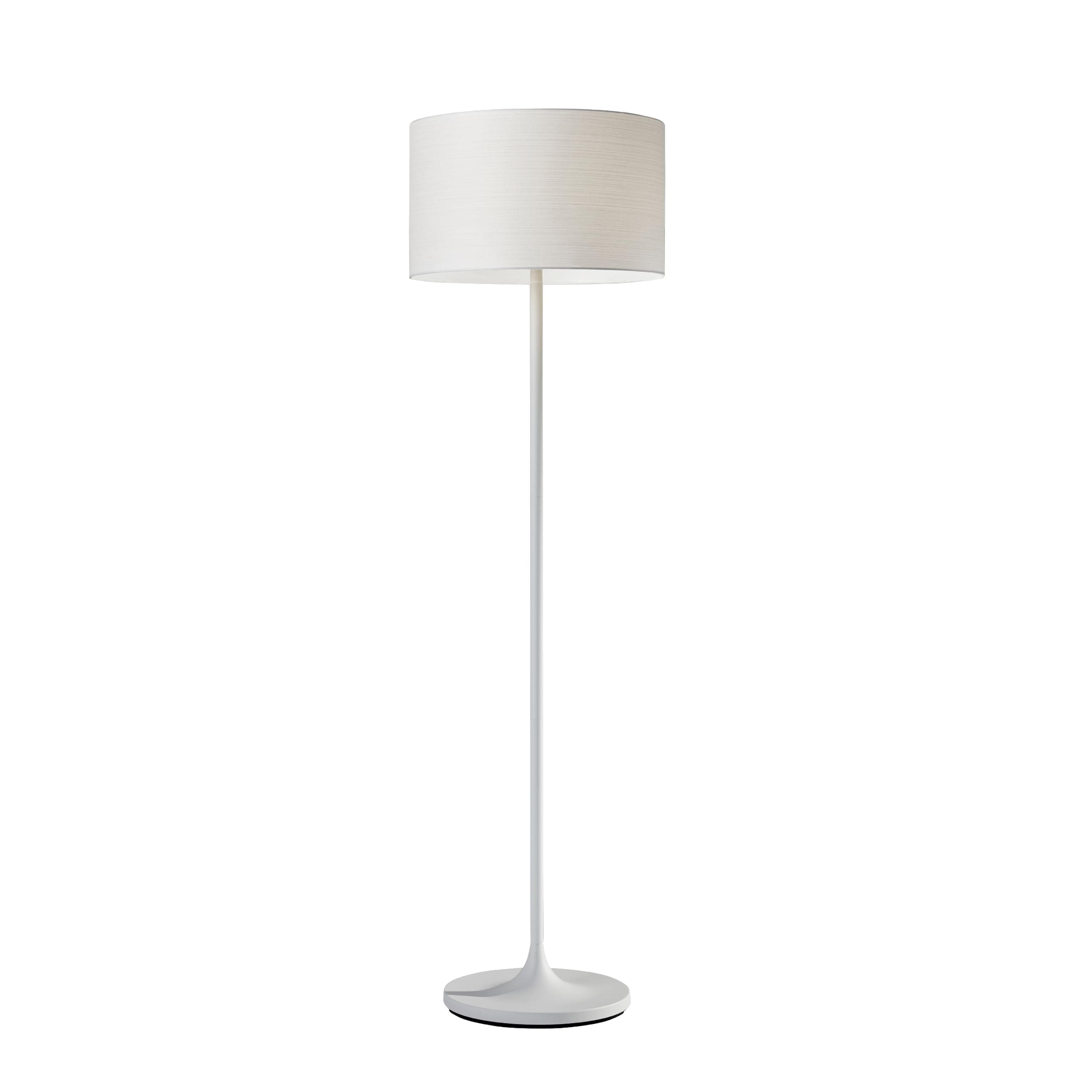 Floor Lamp with Scratch Proof and Corrosion Resistant Body - Perfect Lighting for Bedroom, Living Room and Corner Decor, Matte White