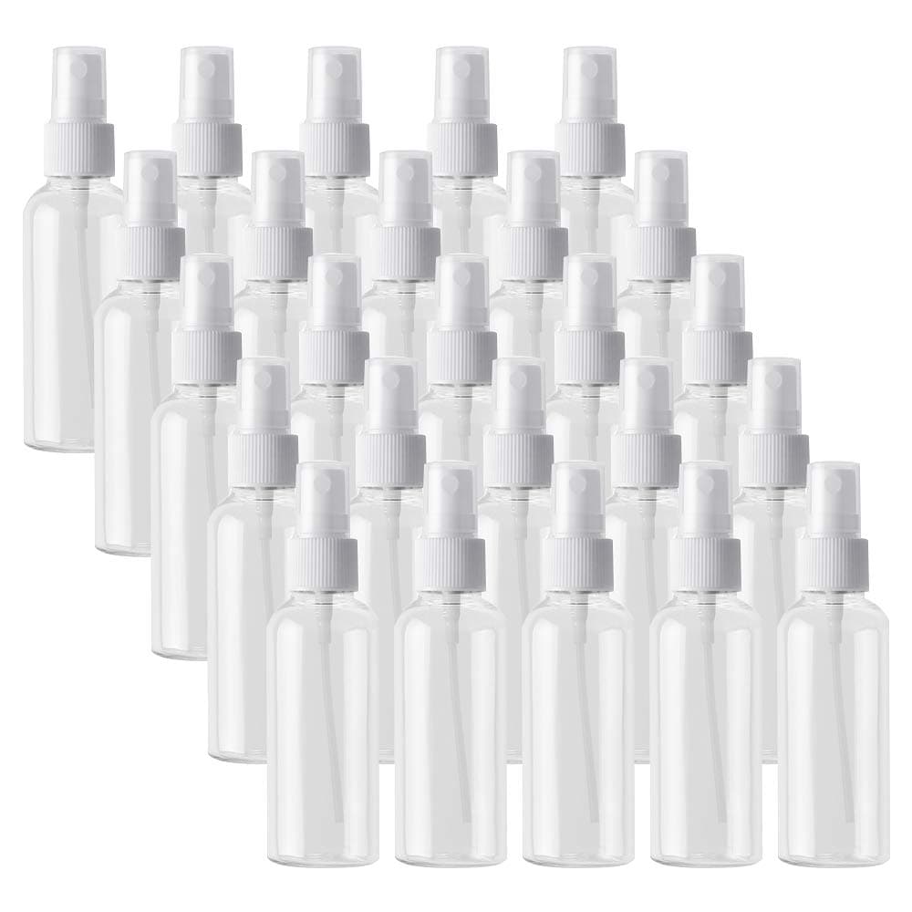 N/A 25 Pcs Spray Bottle Empty 50ml Fine Mist Atomizer Salon Hairdressing Sprayer Travel