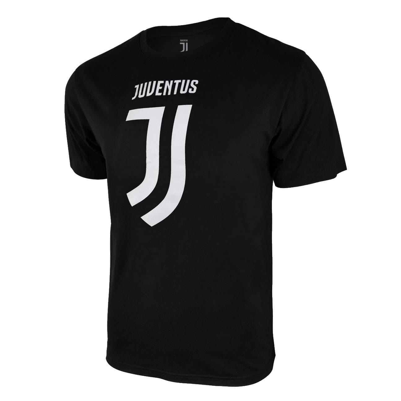 Icon SportsItalian Serie A Juventus Mens Short Sleeve T-Shirt, Black, X Large