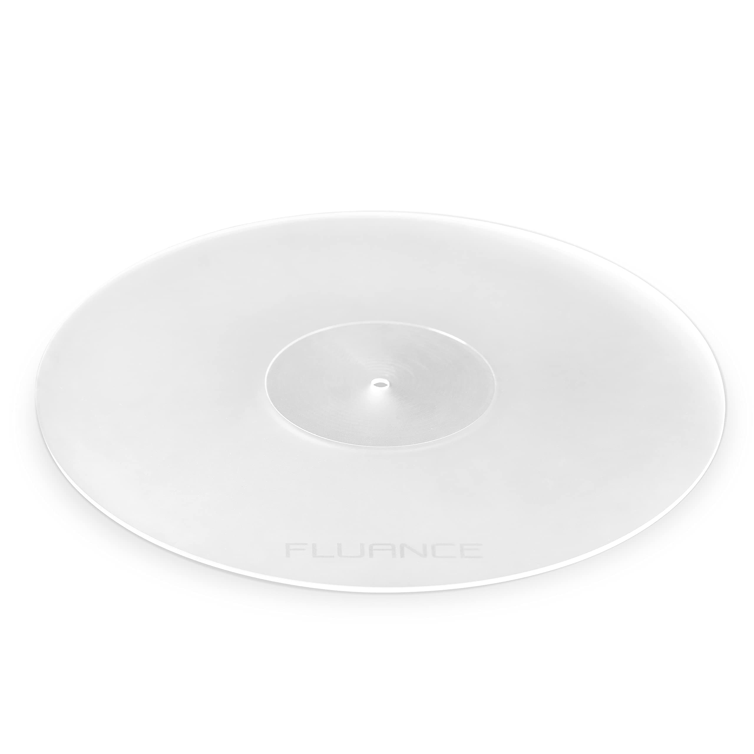 Acrylic Platter Mat for Turntables - Reduces Vibrations for Improved Sound Clarity for Vinyl Record Playback, Antistatic, Precision Machined, Compatible with 12" Record Players (PM50)