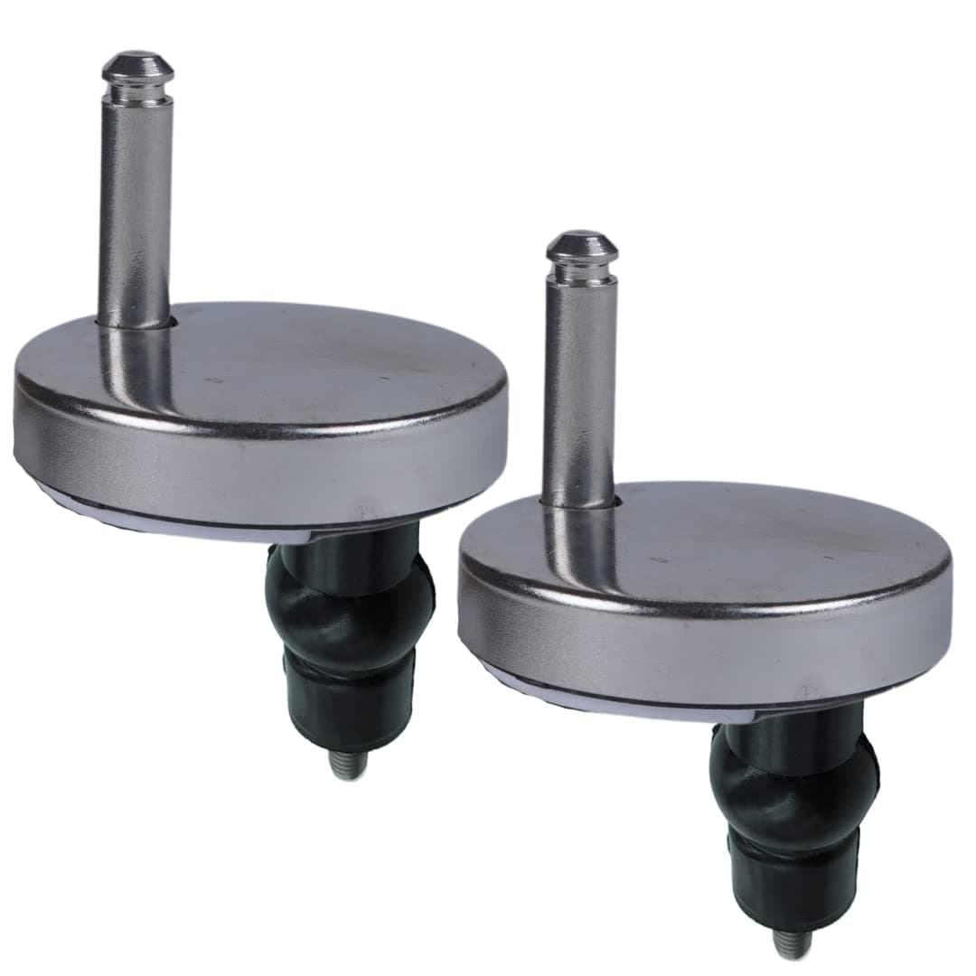45mm Round Seat Cover Hinges Kit for Wall Hung and One Piece Toilet Soft Close Hydraulic Seat Cover