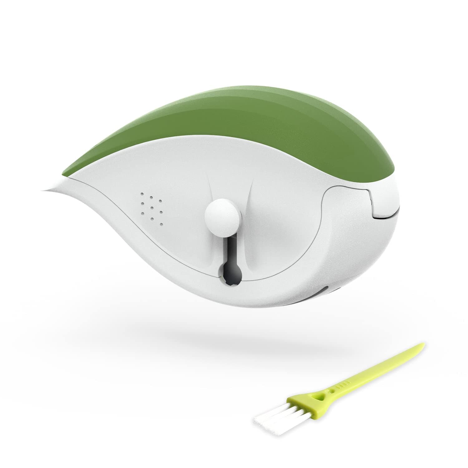 KITCHENDAO 3-in-1 Herb Chopper Mincer Roller Cutter Slicer, Leaf Stripper, Scraper- Retractable for Safe Storage, Detachable for Easy Cleaning, 4 Sharp Stainless Steel Blades, Soft-touch Handle