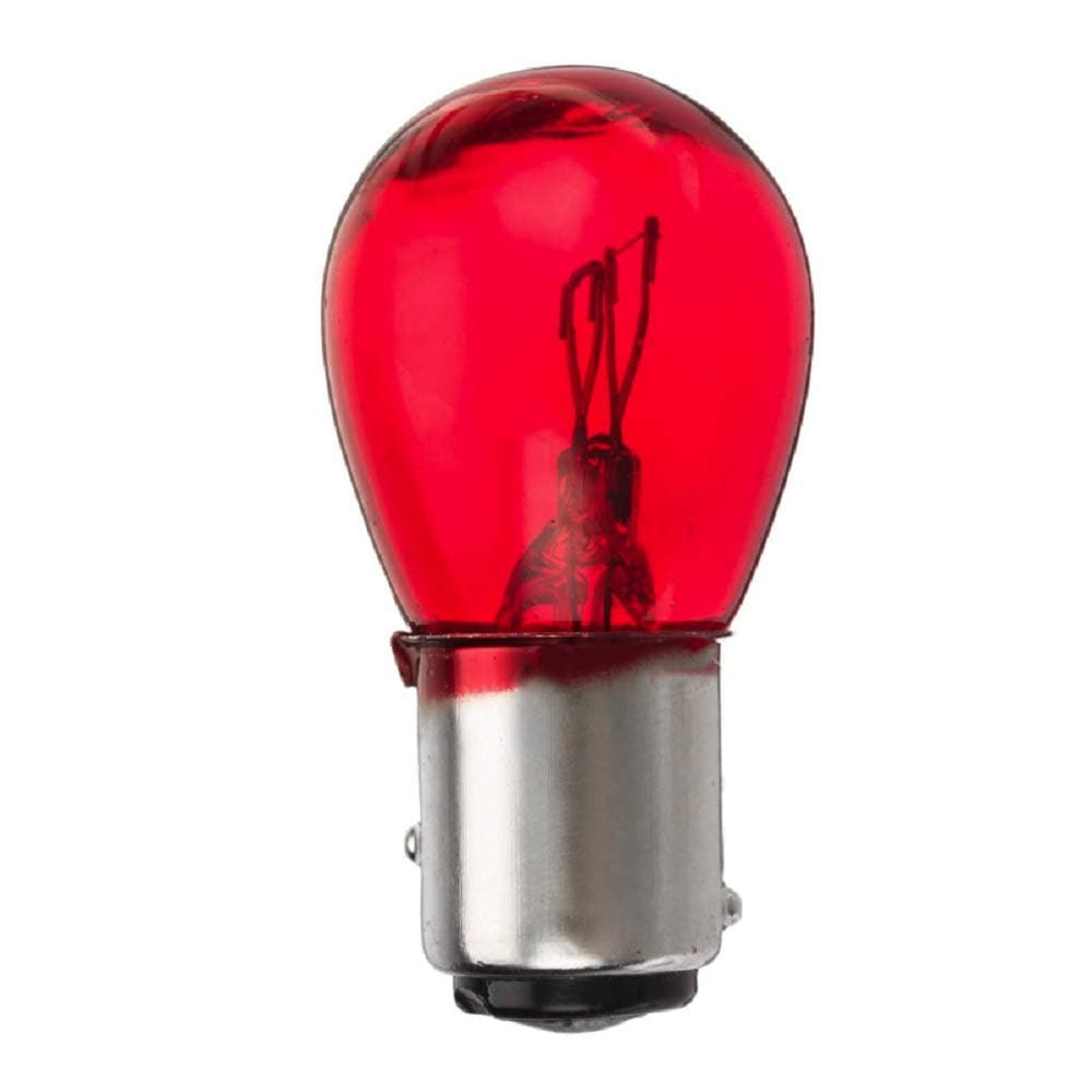 BULB 12V 23/8W BAY15D RED OFFSET PINS COMBO MOTORCYCLE MOTORBIKE CAR REAR STOP LAMP LIGHT BRAKE TAIL