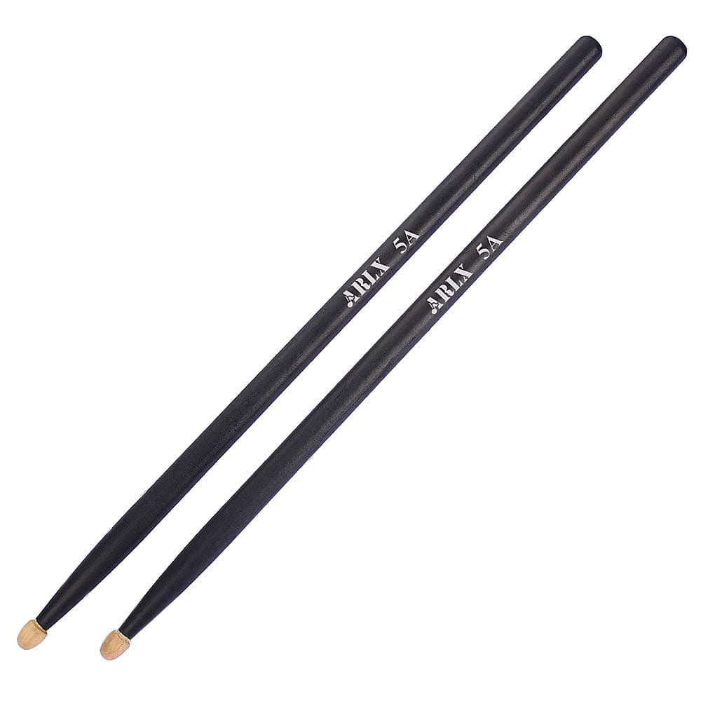 Drum sticks 5a Wood Tip drumsticks Classic Red drum stick (1 pair Black -5A drumstick)