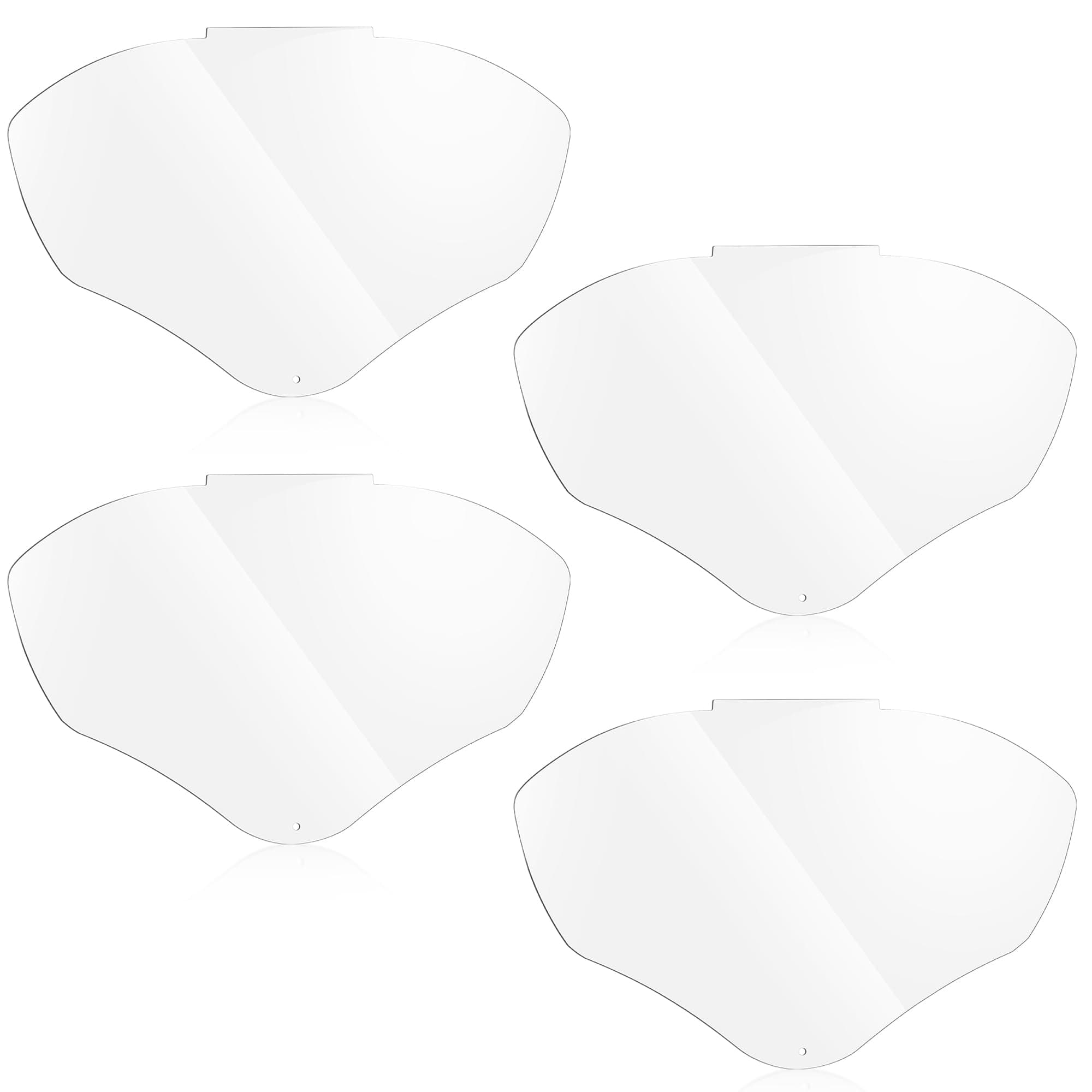 FeekoonFace Shield Replacement Lens Compatible with S8555, Compatible with Honeywell/Uvex S8500/S8510 Face Shield, Protective Safety Visor Replacement, with Clear Polycarbonate, Anti-Fog(4 Pack)