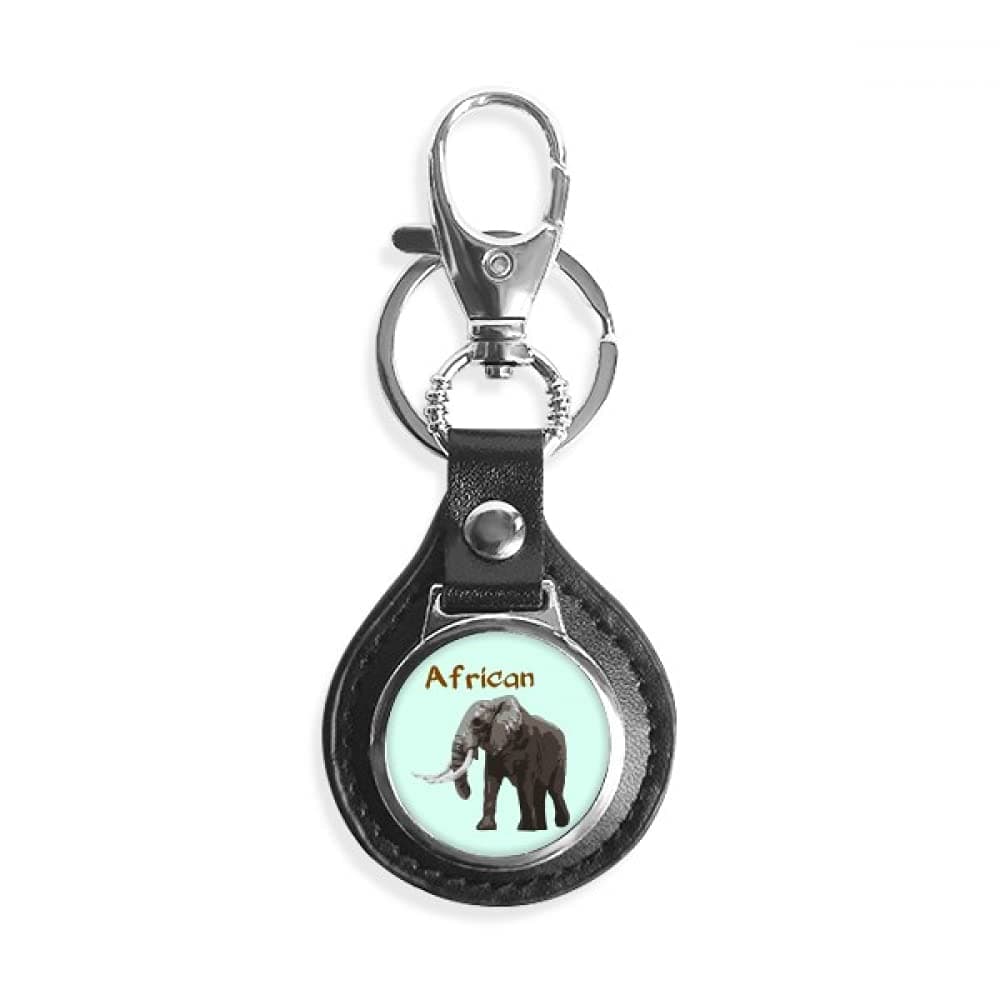 Asia Africa Suckling Elephant Key Link Chain Ring Keyholder Finder Hook Metal