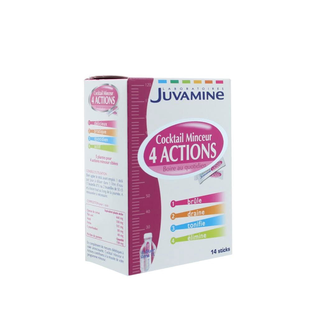 JUVAMINE Cocktail Minceur 4 Actions (14 Sticks)