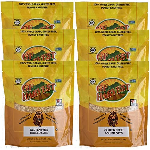 GF Harvest Gluten Free Rolled Oats, 41 Ounce Bag, Pack of 6