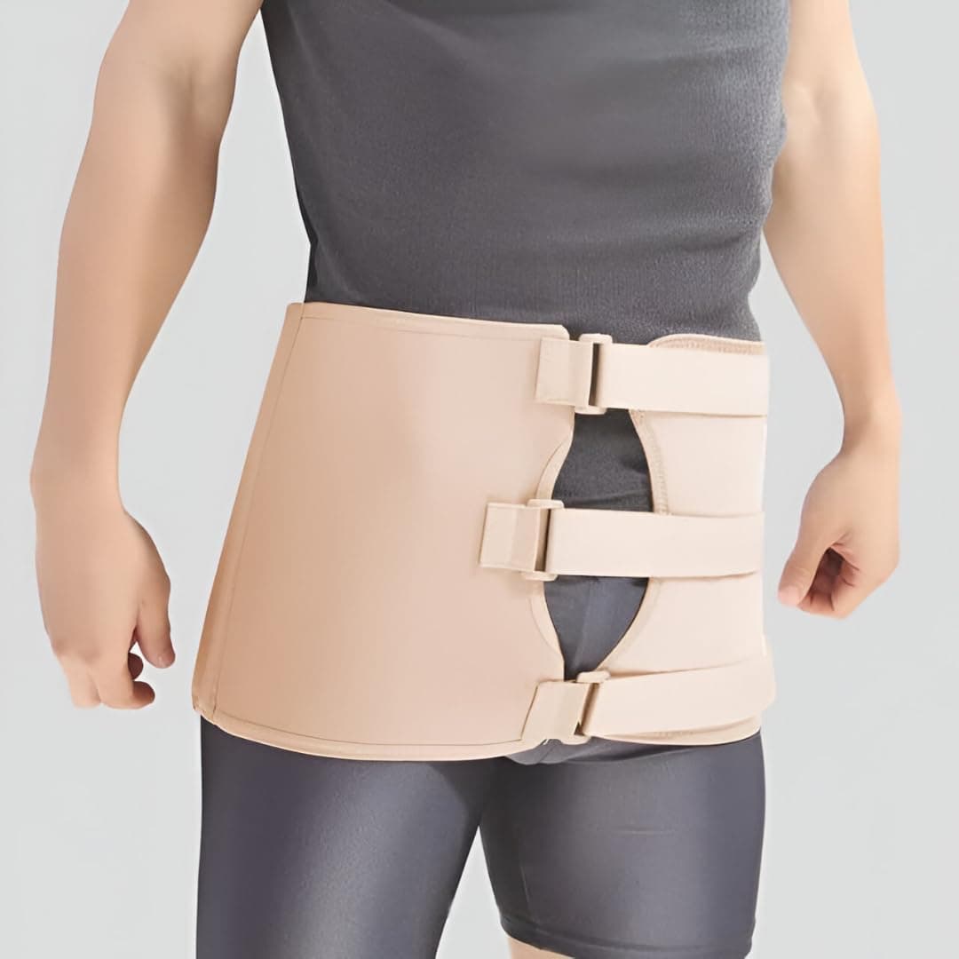 Flamingo Pelvic Binder | Orthopedic Pelvis Support Belt for Pelvic Fracture, Sacroiliac Joint Pain & Postpartum Recovery | Adjustable & Breathable Brace for Men & Women | Size - Medium |