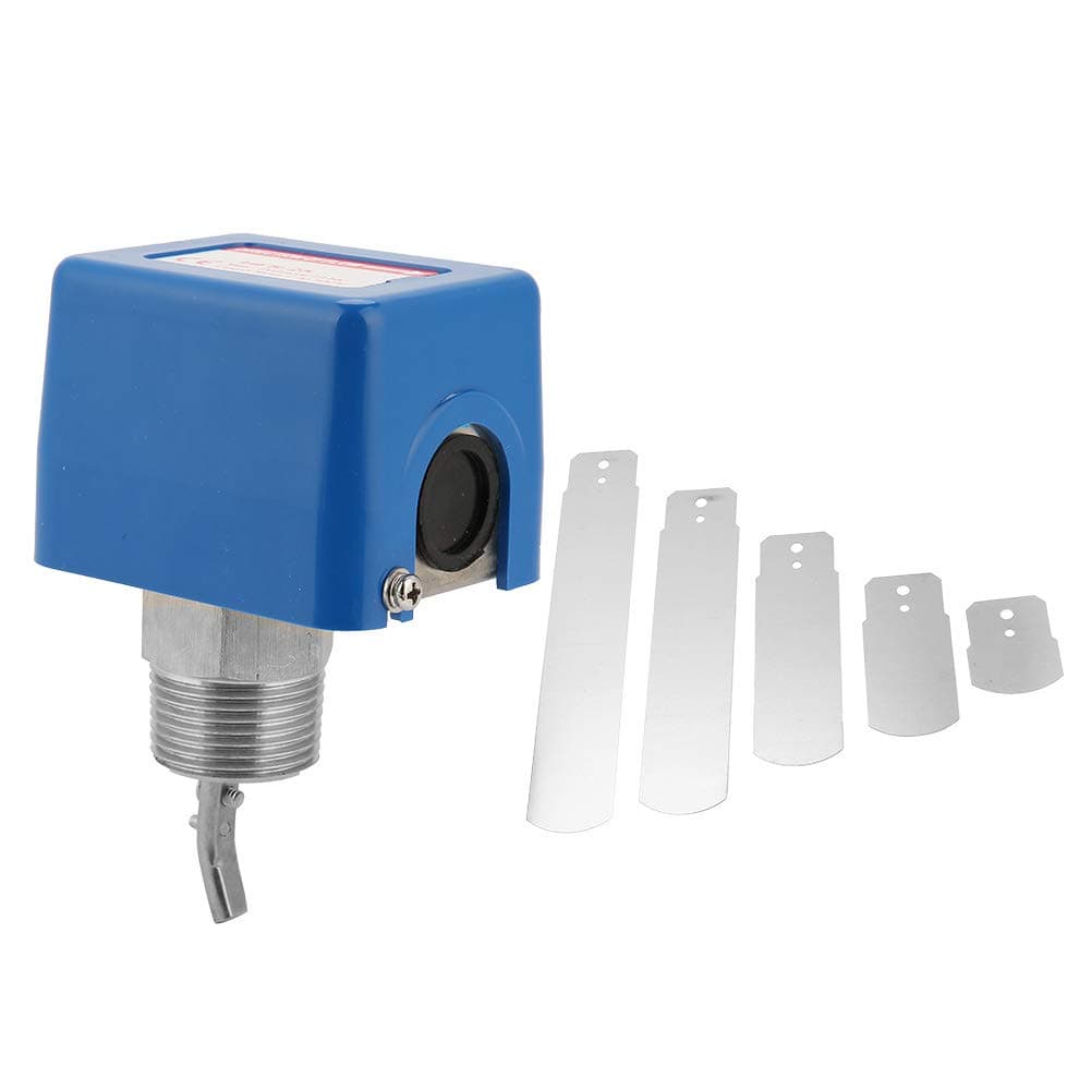 HFS-25 1"/dn25 Flow Switch, Water Flow Switch SPDT Contacts 6-380V, DN25 Stainless Steel Liquid Water Flow Paddle Control Switch