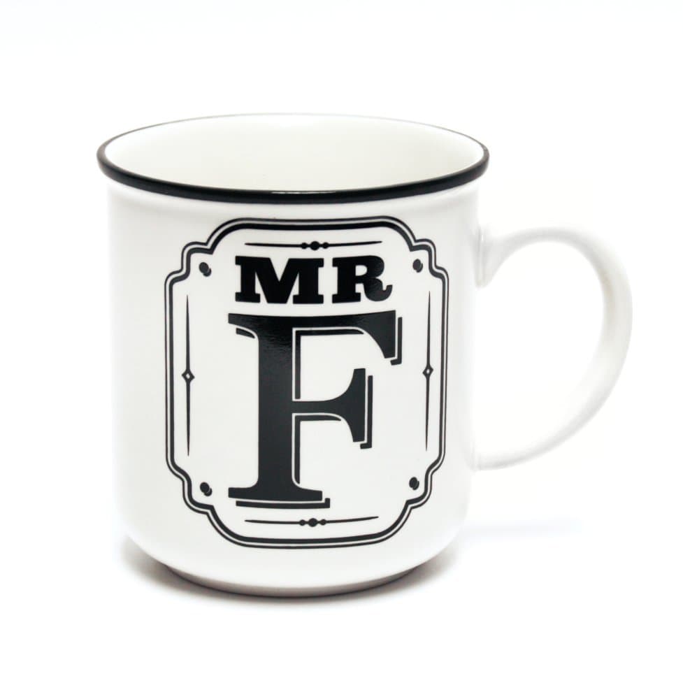 Mr F - Alphabet Mug