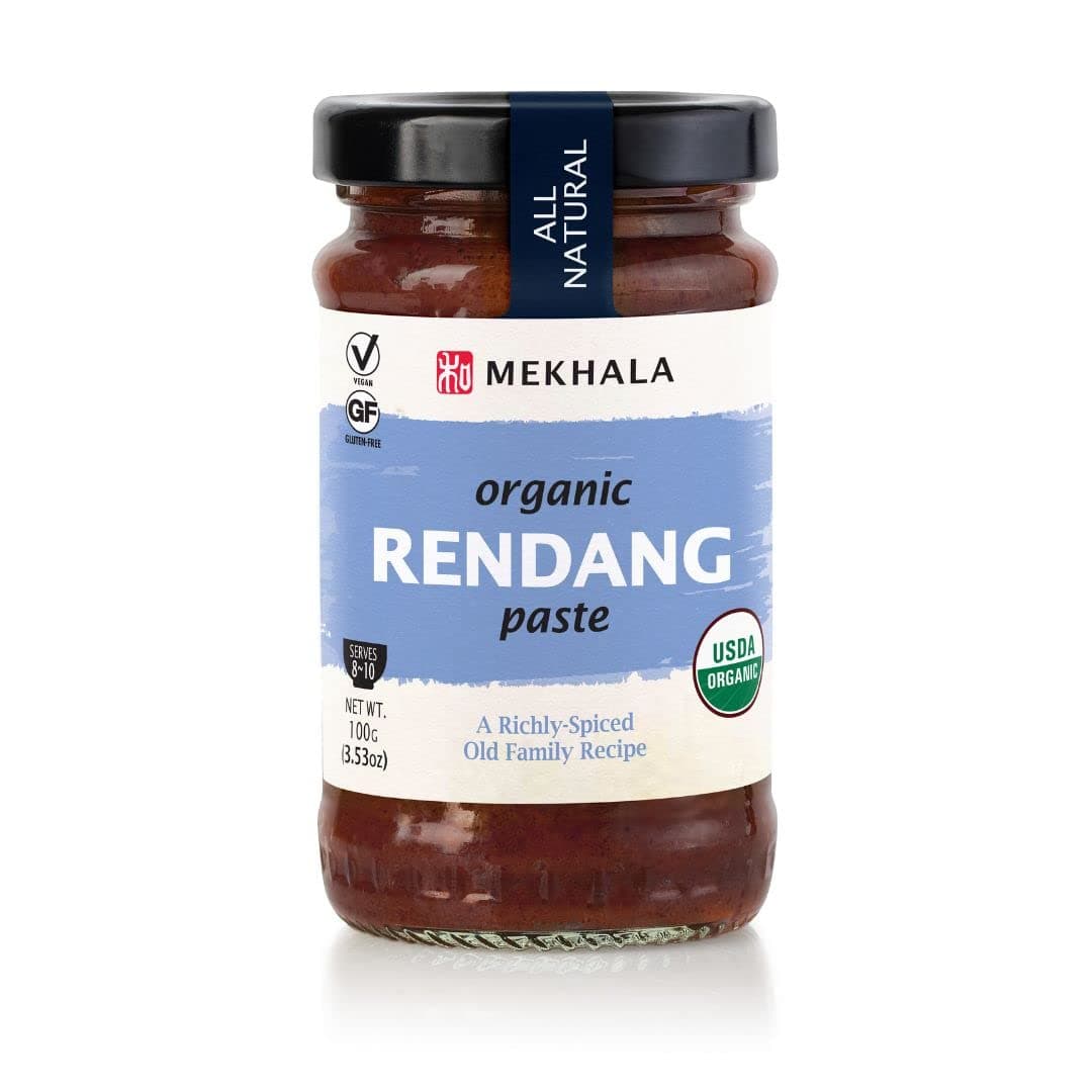 Mekhala Organic South East Asian Cooking Pastes 3.53oz (Rendang Pack of 1)