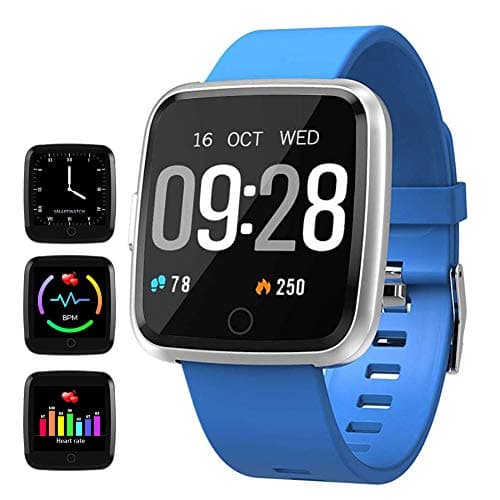 feifuns Smart Watch,Fitness Tracker Watch with Heart Rate/Blood Pressure/Oxygen Monitor,Sleep Tracker Step/Calorie Counter for Women Men Android & iPhone