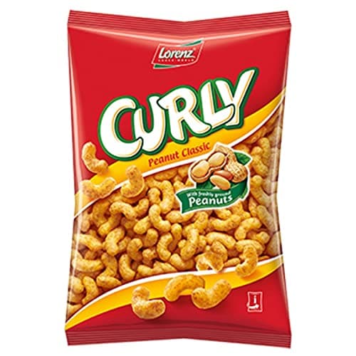 Lorenz Curly Peanut Classic 120 g Pack of 6