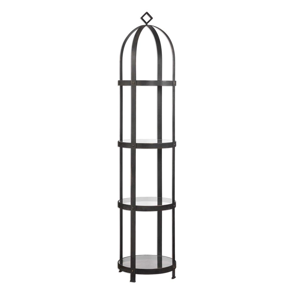 Argon Lights The Welch Industrial Iron Etagere by Grace Feyock