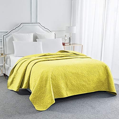 Sophia & William Bed Quilt Bedspread Coverlet - Reversible, Lightweight - King Size, Iron Grey