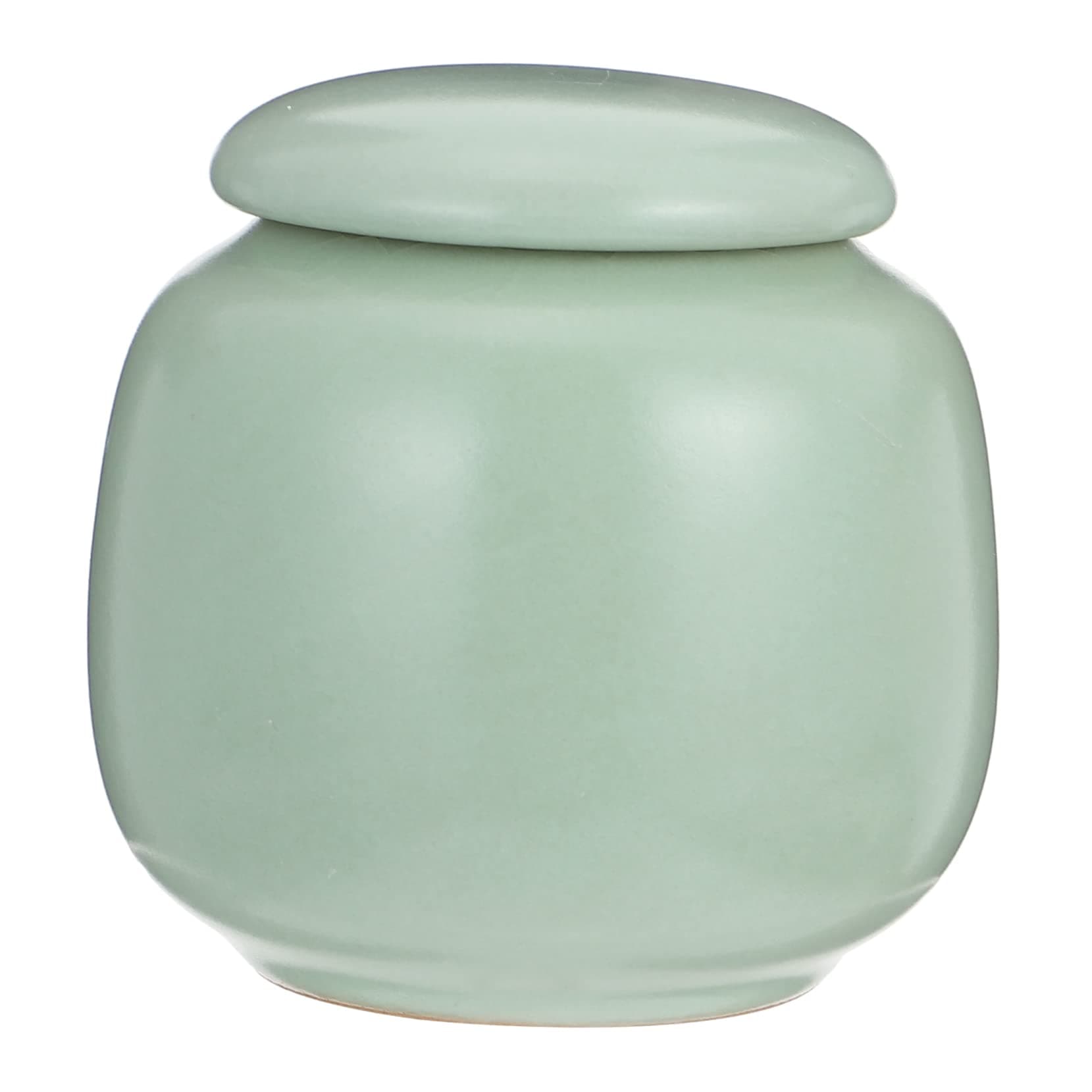 IMIKEYA Round Urn Dog Urns Cat Coffin Small Funeral Urns Small Dog Casket Ceramic Pet Ashes Jar Mini Ceramic Ashes Urn Pet Memorial Urn Cat Ashes Urns Baby Household Ceramics Kitten