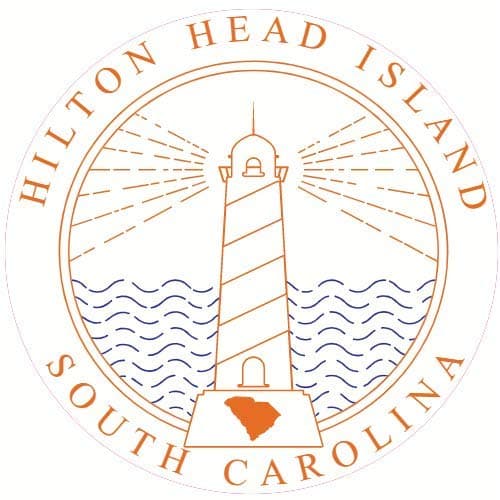 U.S. Custom Stickers Hilton Head Island Lighthouse Sticker 6 Inch