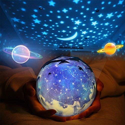 DOBON Night Light Star Projection Child Lamp, Arfbear Romantic Starry Night Universe Projector Light Lamp for Home Party Birthday Decorations Children Gift Toys Bedroom Living Room