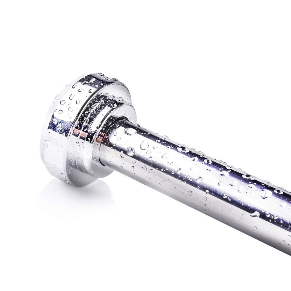 SACHUKOT Shower Curtain Rods, 40-76 Inches Adjustable Tension Spring Shower Curtain Rod, Premium 304 Stainless Steel, Anti-Slip, No Drilling, No Rust, Never Collapse, for Bathroom, Easy to use