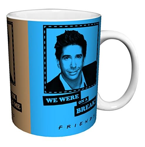 Friends Guys Quotes TV Television Romantic Sitcom Show Ceramic Gift Coffee (Tea, Cocoa) 11 Oz. Mug by Culturenik Kitchen