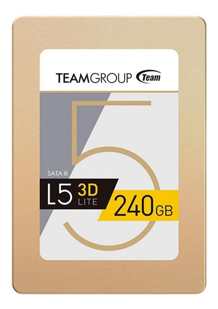 Team Group 240GB L5 LITE 3D 2.5" SATA III 3D NAND Internal Solid State Drive (SSD) T253TD240G3C101