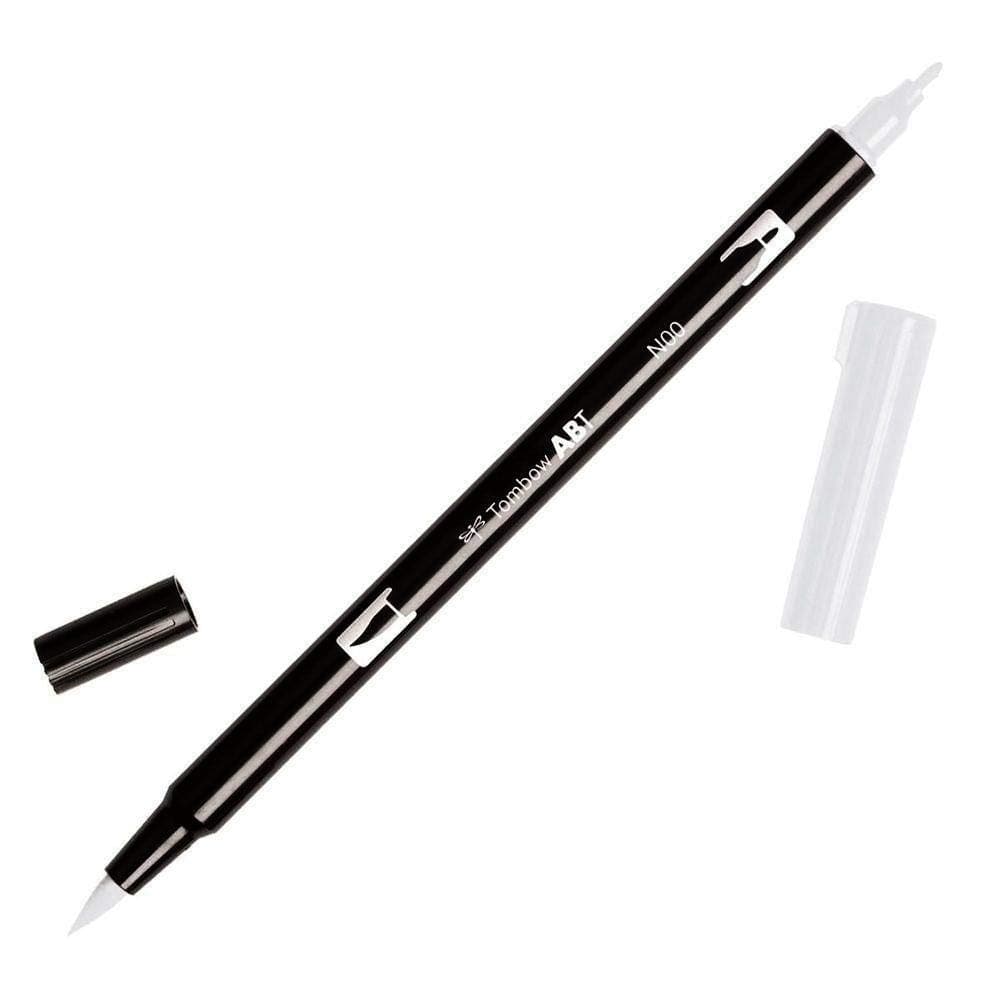 56645 Dual Brush Pen, N00 - Colorless Blender, 1-Pack. Blendable, Brush and Fine Tip Marker