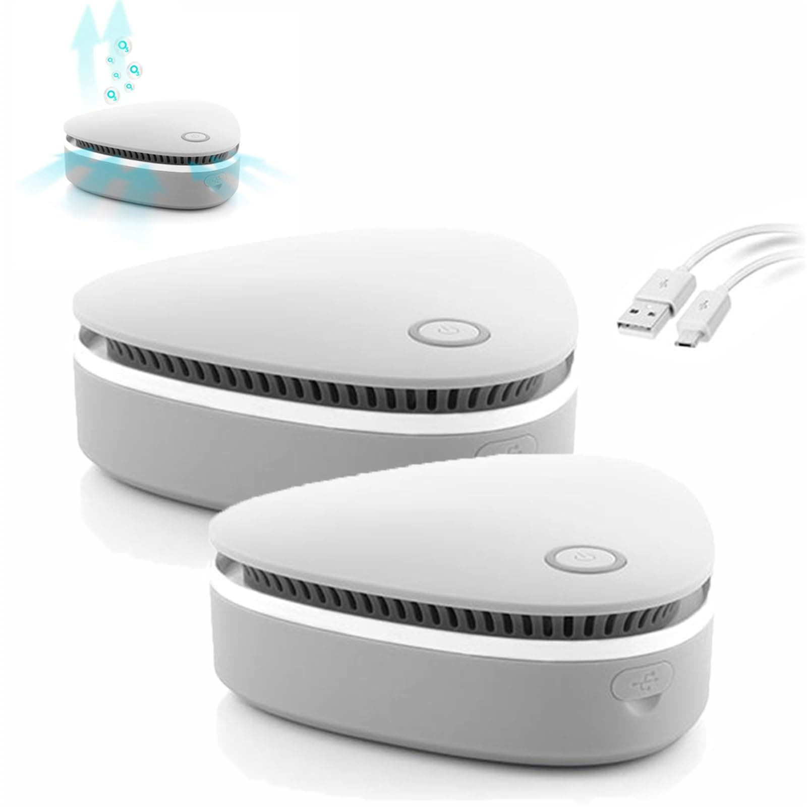 Ozzie Odor Remover Machine for Smoke Smell, Ozzie Smoke Odor Remover, Ozzie Ultimate Odor Remover Smoke, Ozzie Air Freshener, For Home Office Car (2pcs), 115*115*43mm